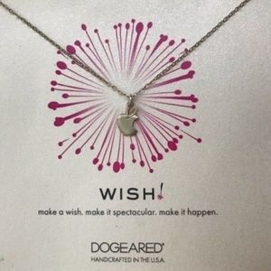 Dogeared Sterling Silver Apple Pendant Necklace